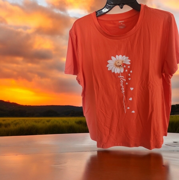 RESTOCKED! New!  Lovely short sleeves  tee  Xlarge - Picture 3 of 8